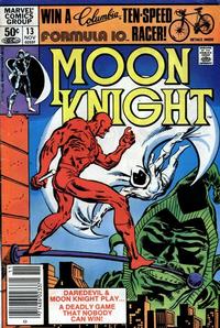 Cover Thumbnail for Moon Knight (Marvel, 1980 series) #13 [Newsstand]