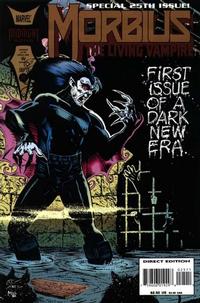 Cover for Morbius: The Living Vampire (Marvel, 1992 series) #25