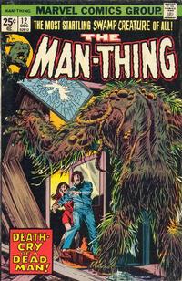 Cover for Man-Thing (Marvel, 1974 series) #12
