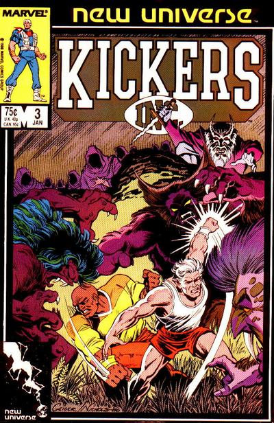 Cover for Kickers, Inc. (Marvel, 1986 series) #3 [Newsstand]