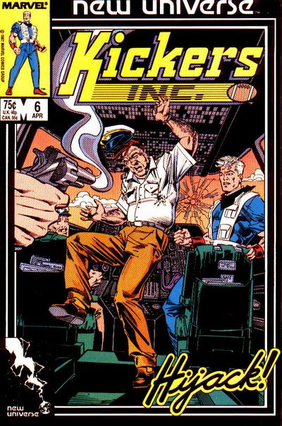 Cover for Kickers, Inc. (Marvel, 1986 series) #6 [Direct]