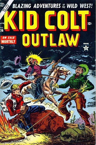 Cover for Kid Colt Outlaw (Marvel, 1949 series) #36