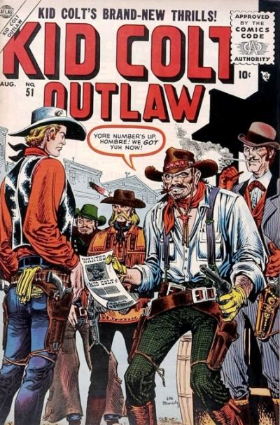 Cover for Kid Colt Outlaw (Marvel, 1949 series) #51