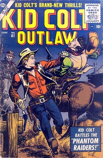 Cover for Kid Colt Outlaw (Marvel, 1949 series) #61