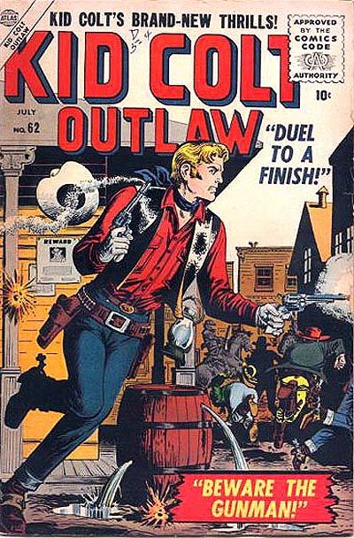 Cover for Kid Colt Outlaw (Marvel, 1949 series) #62