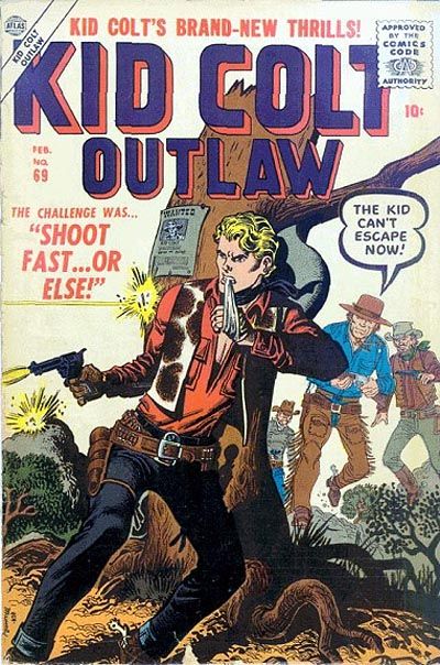 Cover for Kid Colt Outlaw (Marvel, 1949 series) #69