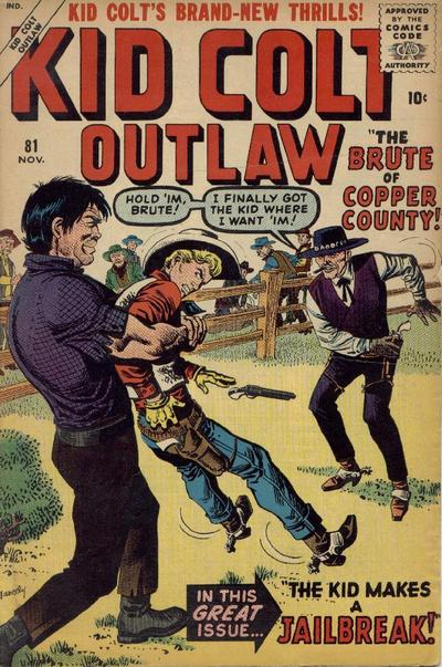 Cover for Kid Colt Outlaw (Marvel, 1949 series) #81