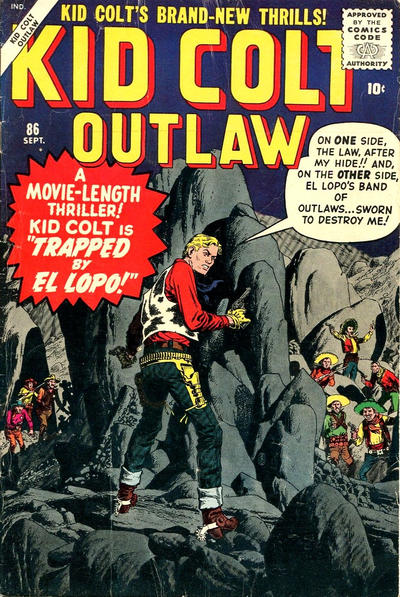 Cover for Kid Colt Outlaw (Marvel, 1949 series) #86