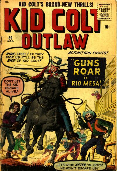 Cover for Kid Colt Outlaw (Marvel, 1949 series) #89