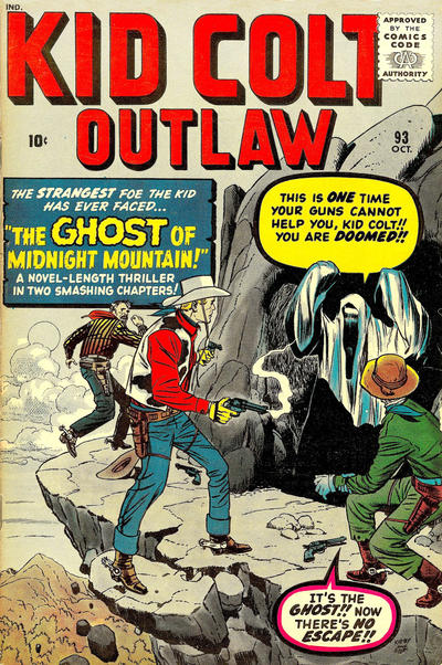 Cover for Kid Colt Outlaw (Marvel, 1949 series) #93