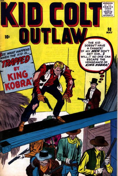 Cover for Kid Colt Outlaw (Marvel, 1949 series) #98