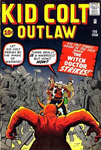 Cover for Kid Colt Outlaw (Marvel, 1949 series) #100