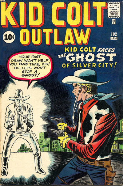Cover for Kid Colt Outlaw (Marvel, 1949 series) #102