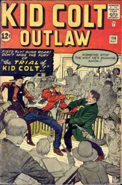 Cover for Kid Colt Outlaw (Marvel, 1949 series) #104