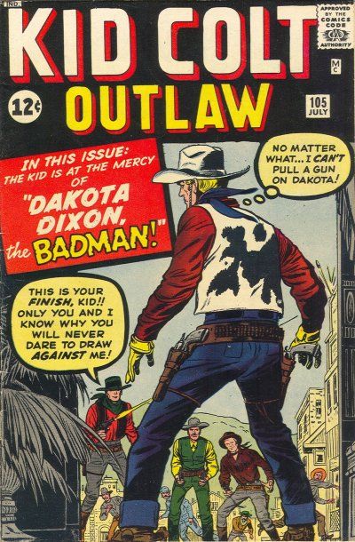 Cover for Kid Colt Outlaw (Marvel, 1949 series) #105