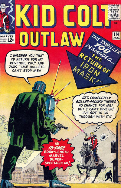 Cover for Kid Colt Outlaw (Marvel, 1949 series) #114