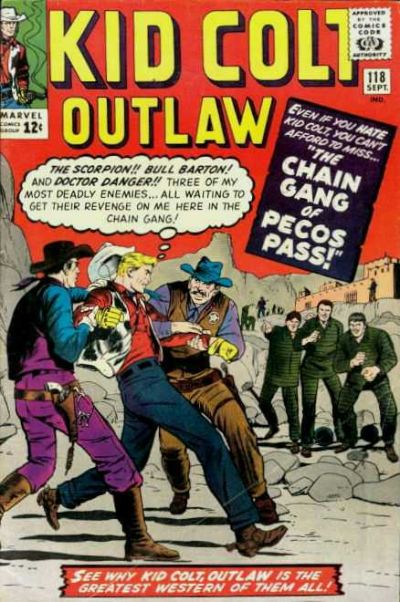 Cover for Kid Colt Outlaw (Marvel, 1949 series) #118
