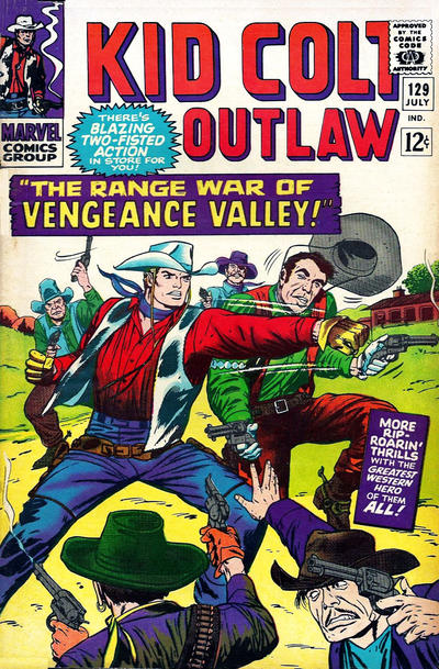Cover for Kid Colt Outlaw (Marvel, 1949 series) #129