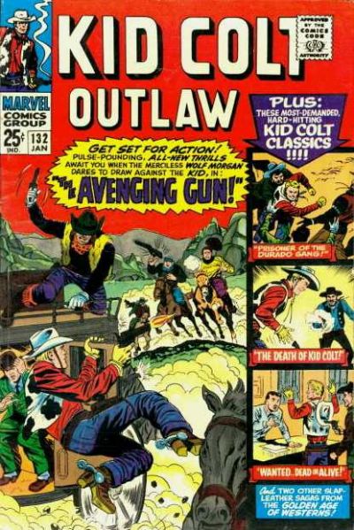 Cover for Kid Colt Outlaw (Marvel, 1949 series) #132