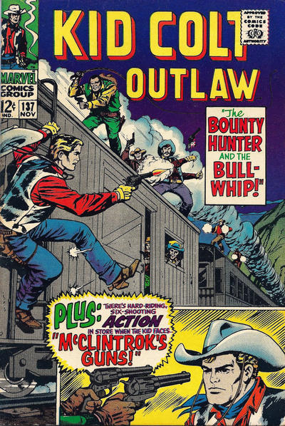 Cover for Kid Colt Outlaw (Marvel, 1949 series) #137