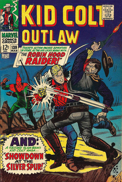 Cover for Kid Colt Outlaw (Marvel, 1949 series) #139