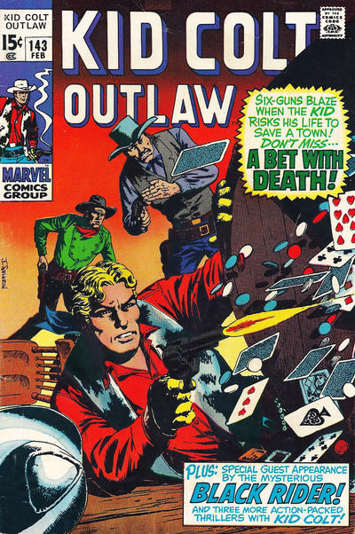 Cover for Kid Colt Outlaw (Marvel, 1949 series) #143