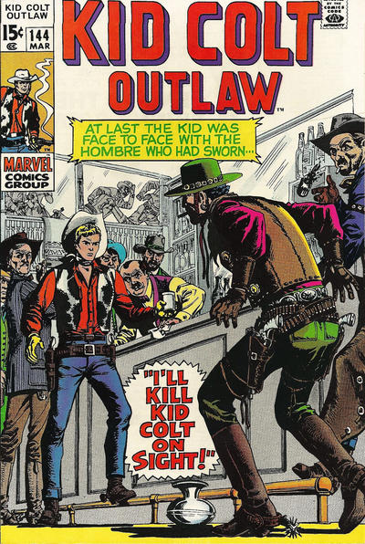 Cover for Kid Colt Outlaw (Marvel, 1949 series) #144