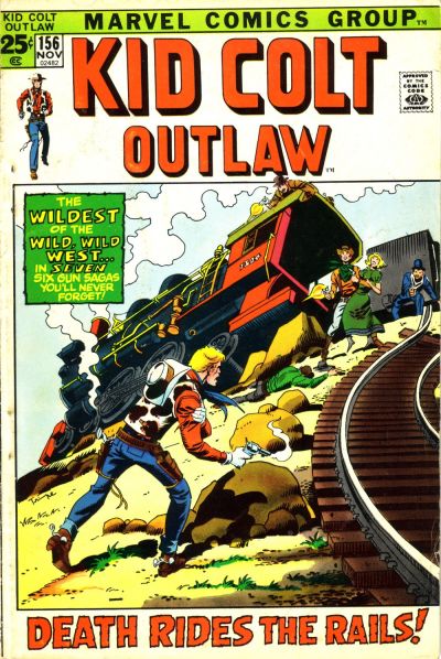 Cover for Kid Colt Outlaw (Marvel, 1949 series) #156