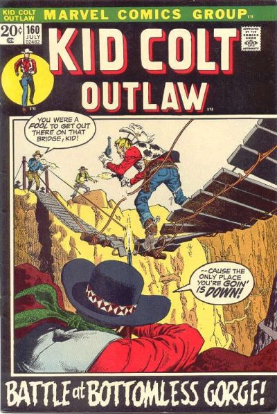 Cover for Kid Colt Outlaw (Marvel, 1949 series) #160