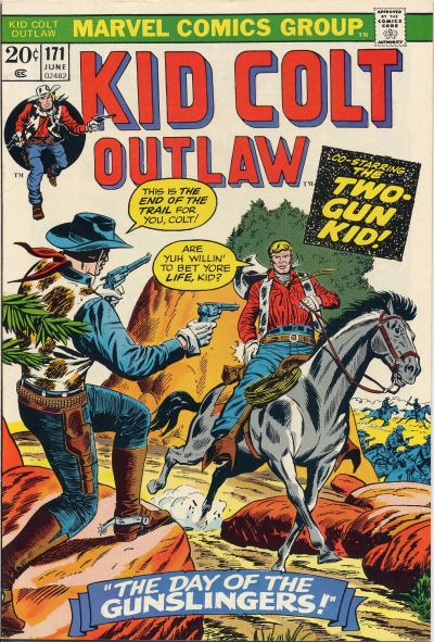 Cover for Kid Colt Outlaw (Marvel, 1949 series) #171