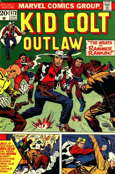 Cover for Kid Colt Outlaw (Marvel, 1949 series) #172