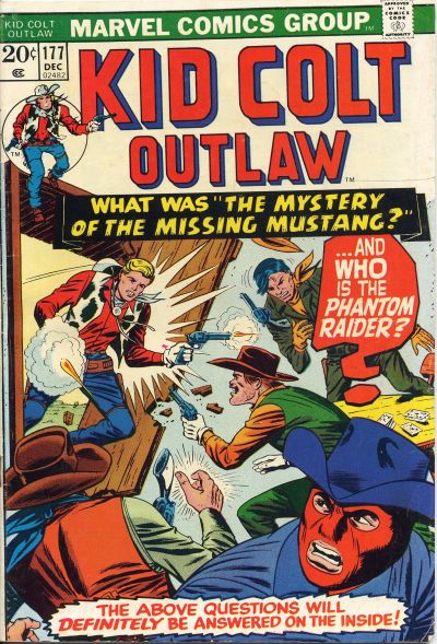 Cover for Kid Colt Outlaw (Marvel, 1949 series) #177