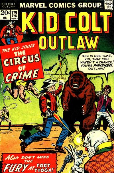 Cover for Kid Colt Outlaw (Marvel, 1949 series) #179