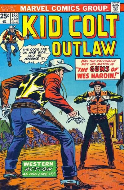 Cover for Kid Colt Outlaw (Marvel, 1949 series) #183