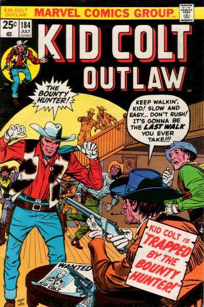 Cover for Kid Colt Outlaw (Marvel, 1949 series) #184