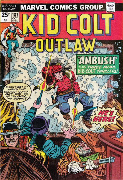 Cover for Kid Colt Outlaw (Marvel, 1949 series) #187