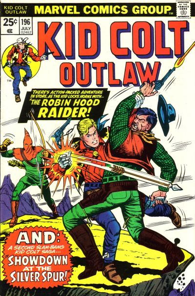 Cover for Kid Colt Outlaw (Marvel, 1949 series) #196