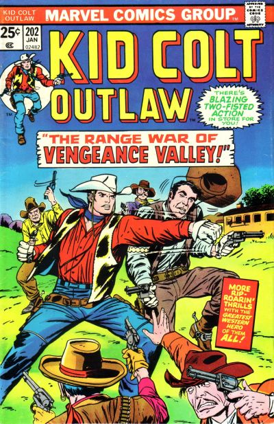 Cover for Kid Colt Outlaw (Marvel, 1949 series) #202