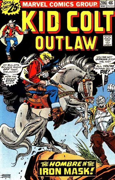 Cover for Kid Colt Outlaw (Marvel, 1949 series) #206 [25¢]