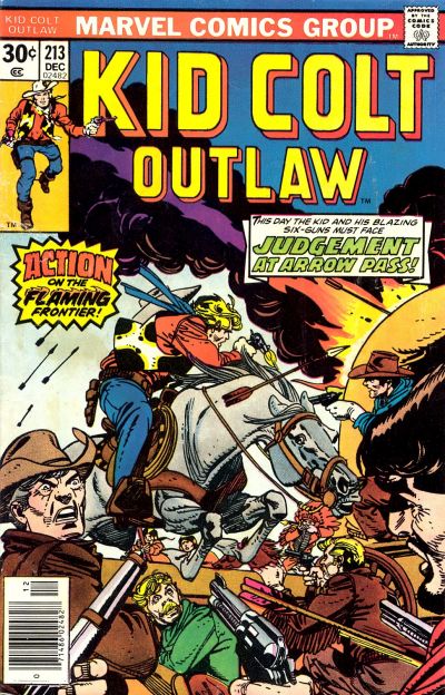 Cover for Kid Colt Outlaw (Marvel, 1949 series) #213