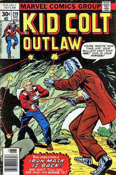 Cover for Kid Colt Outlaw (Marvel, 1949 series) #219 [30¢]