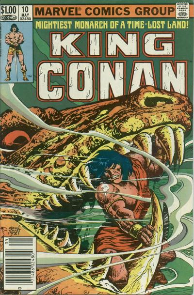 Cover for King Conan (Marvel, 1980 series) #10 [Newsstand]