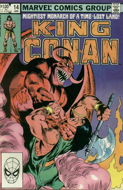 Cover for King Conan (Marvel, 1980 series) #14 [Direct]