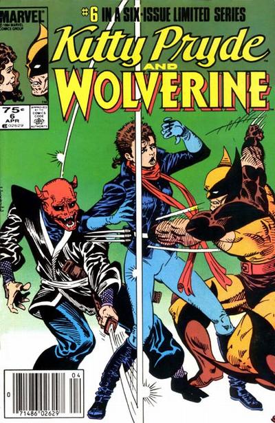 Cover for Kitty Pryde and Wolverine (Marvel, 1984 series) #6 [Newsstand]