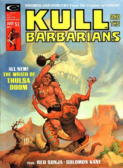 Cover for Kull and the Barbarians (Marvel, 1975 series) #2