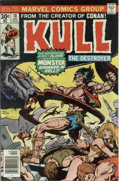 Cover for Kull, the Destroyer (Marvel, 1973 series) #18 [Regular Edition]