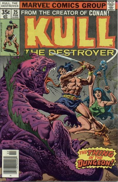 Cover for Kull, the Destroyer (Marvel, 1973 series) #25
