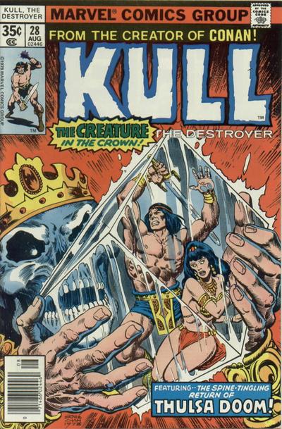 Cover for Kull, the Destroyer (Marvel, 1973 series) #28