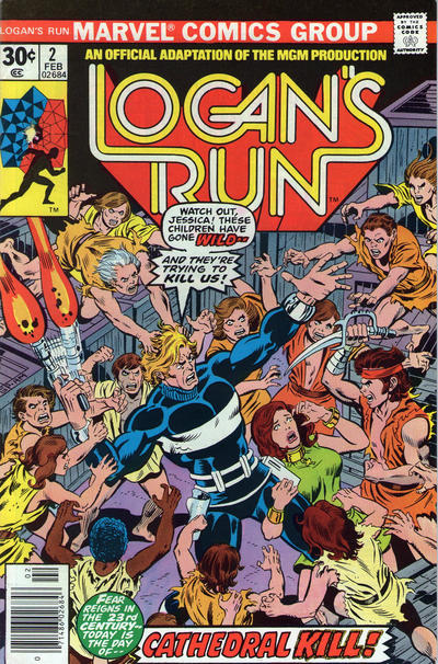 Cover for Logan's Run (Marvel, 1977 series) #2 [Regular Edition]