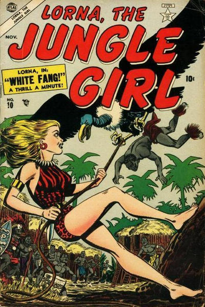 Cover for Lorna the Jungle Girl (Marvel, 1954 series) #10